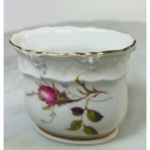 Royal Heidelberg Rose Brier Winterling Germany '50s Cigaret Toothpick Holder Vas